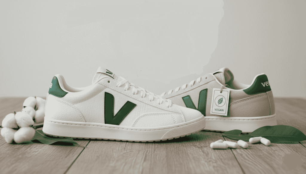 Deux chaussures de la marque Veja, différents modèles