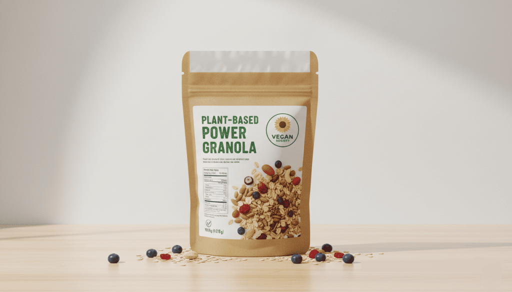 produits avec le logo Vegan Society